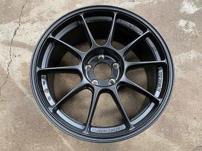 New 18X8.5 ET35 AOW Flow Formed TC105X Rim (4 wheel) Matt Black 5X112