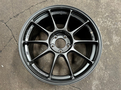 New 18X8.5 ET35 AOW Flow Formed TC105X Rim (4 wheel) Gloss Gunmetal 5X112