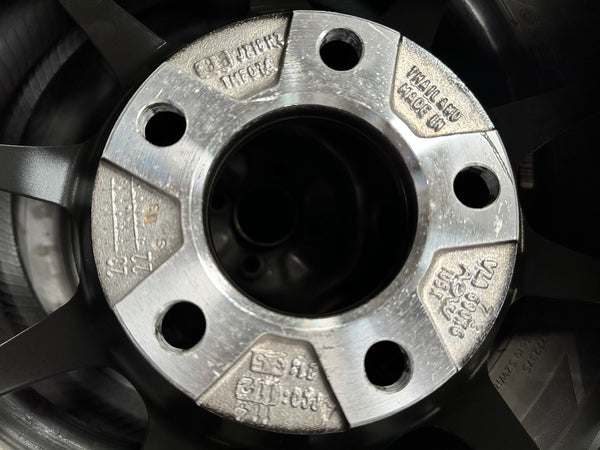 New 18X8.5 ET35 AOW Flow Formed TC105X Rim (4 wheel) Gloss Gunmetal 5X114.3