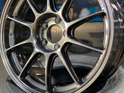 New 18X8.5 ET44 AOW Flow Formed TC105X Rim (4 wheel) Gloss Gunmetal 5X112