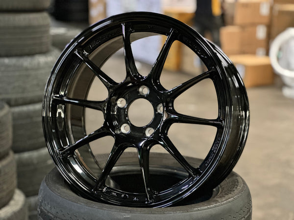 New 18X8.5 ET44 AOW Flow Formed TC105X Rim (4 wheel) Gloss Black 5X114.3