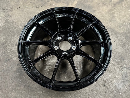 New 18X8.5 ET44 AOW Flow Formed TC105X Rim (4 wheel) Gloss Black 5X114.3