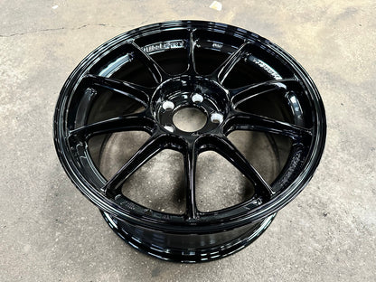 New 18X8.5 ET44 AOW Flow Formed TC105X Rim (4 wheel) Gloss Black 5X112