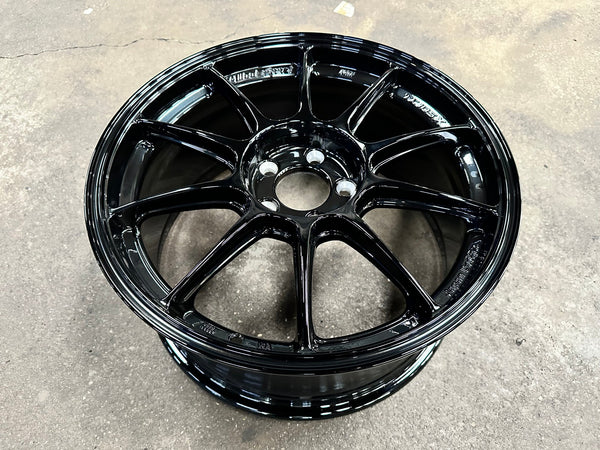 New 18X8.5 ET44 AOW Flow Formed TC105X Rim (4 wheel) Gloss Black 5X112