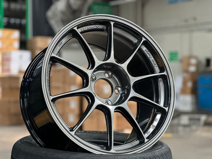 New 18X9.5 ET40 AOW Flow Formed TC105X Rim (4 wheel) Gloss Gunmetal 5X114.3