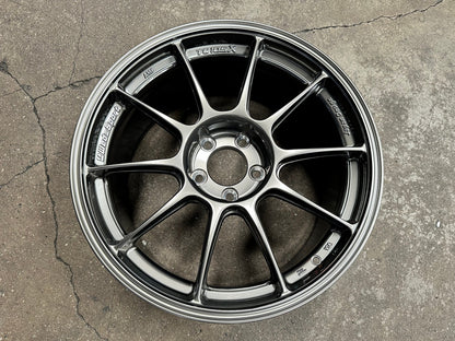 New 18X9.5 ET40 AOW Flow Formed TC105X Rim (4 wheel) Gloss Gunmetal 5X114.3
