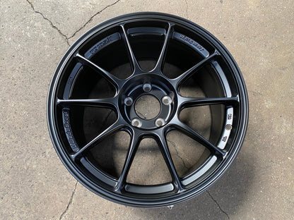 New 18X9.5 ET40 AOW Flow Formed TC105X Rim (4 wheel) Matt Black 5X114.3