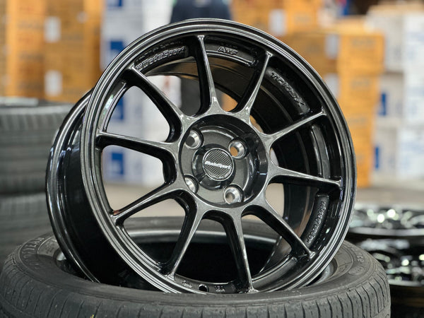 New 15X7.5 ET35 AOW Flow Formed TC105X Rim (4 wheel) Gloss Gunmetal 4X100