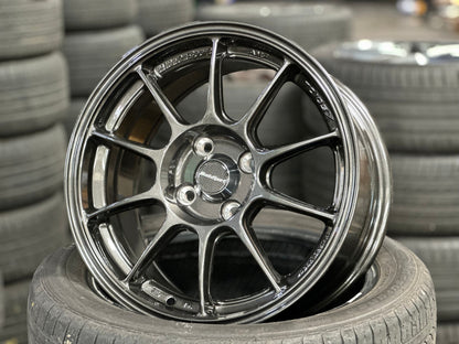 New 15X7.5 ET35 AOW Flow Formed TC105X Rim (4 wheel) Gloss Gunmetal 4X100