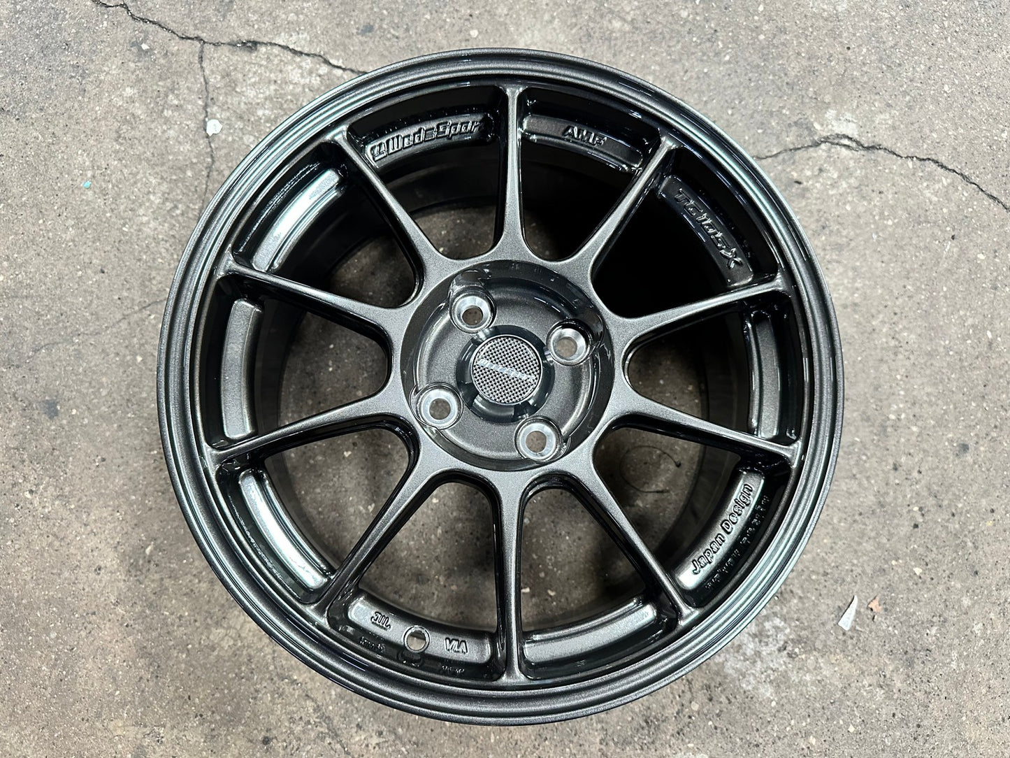 New 15X7.5 ET35 AOW Flow Formed TC105X Rim (4 wheel) Gloss Gunmetal 4X100