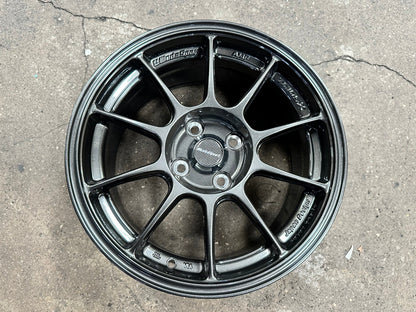 New 15X7.5 ET35 AOW Flow Formed TC105X Rim (4 wheel) Gloss Gunmetal 4X100