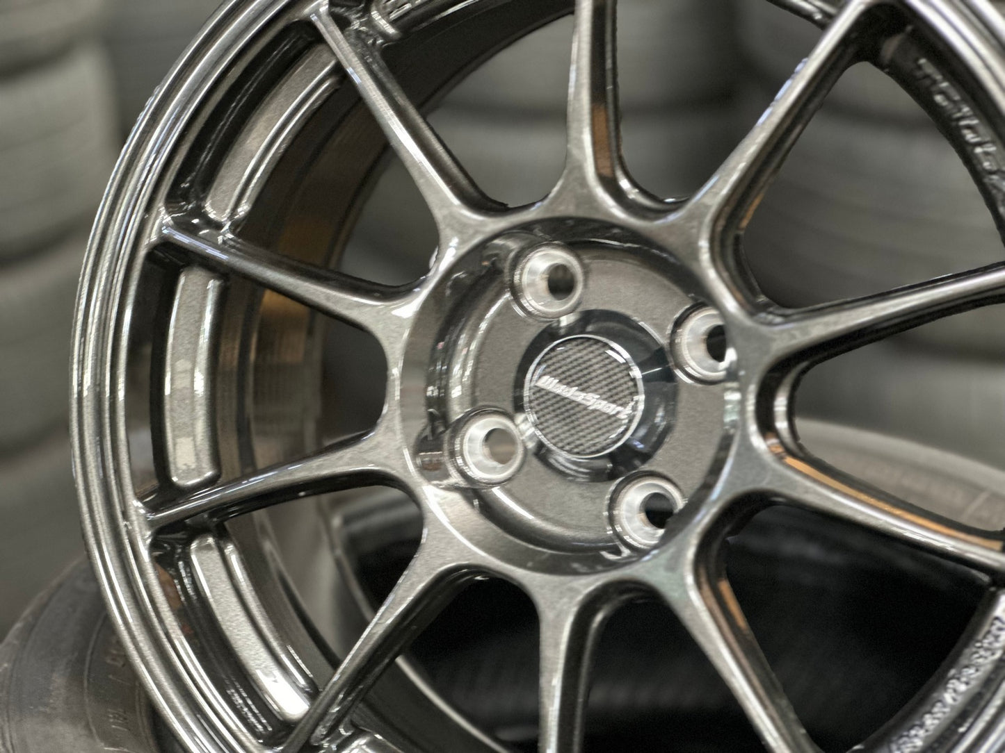 New 15X7.5 ET35 AOW Flow Formed TC105X Rim (4 wheel) Gloss Gunmetal 4X100