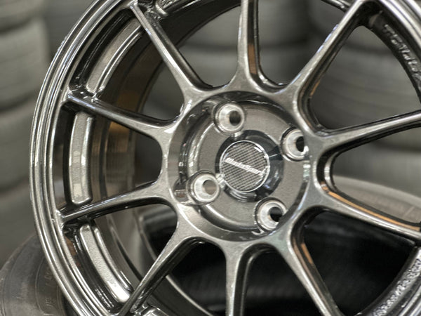 New 15X7.5 ET35 AOW Flow Formed TC105X Rim (4 wheel) Gloss Gunmetal 4X100