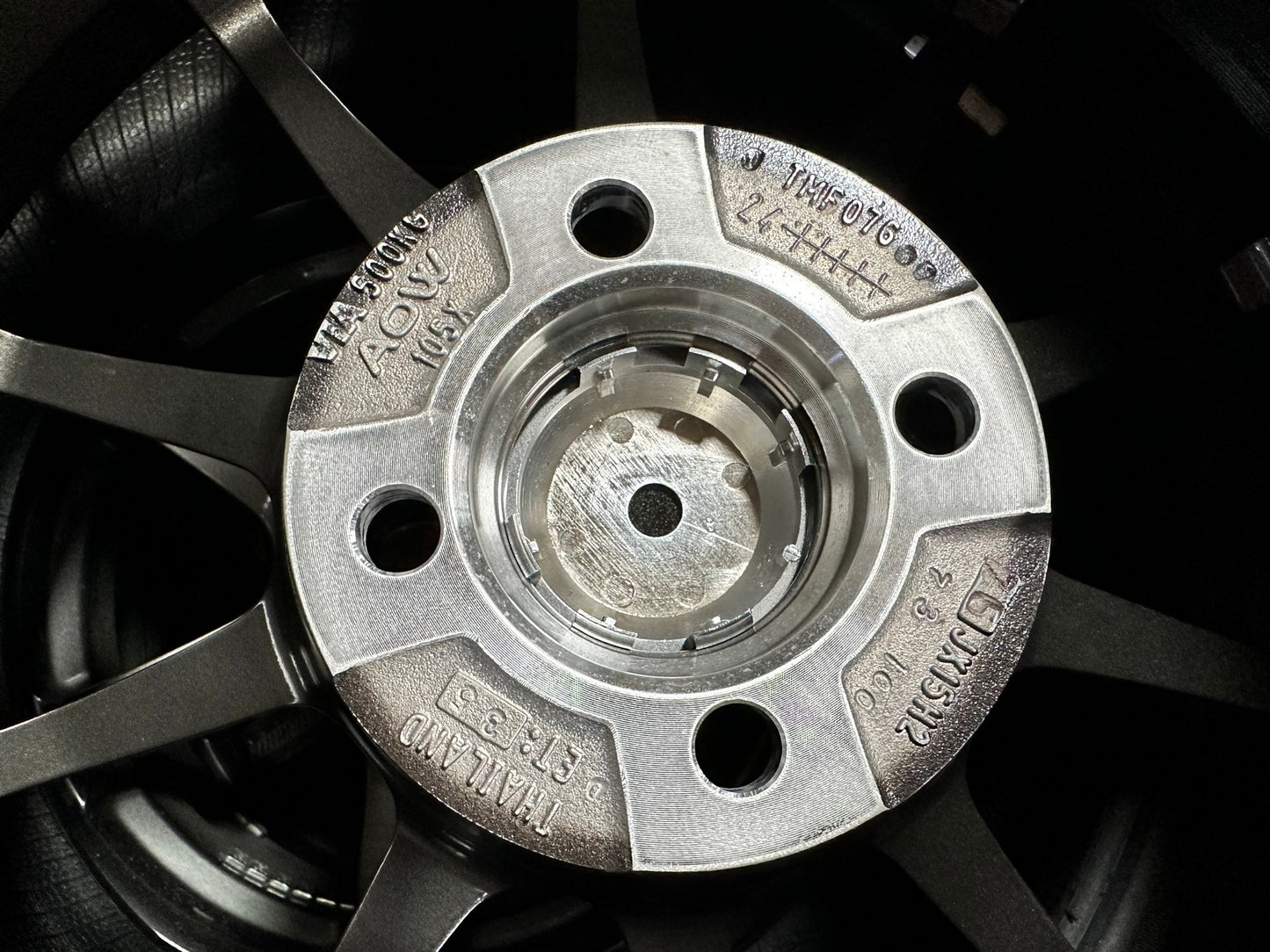 New 15X7.5 ET35 AOW Flow Formed TC105X Rim (4 wheel) Gloss Gunmetal 4X100