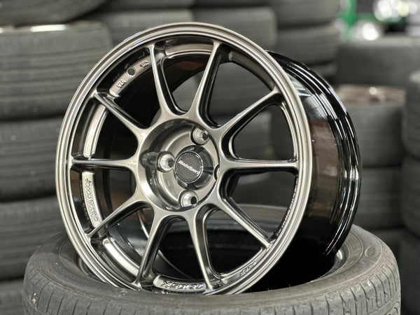 New 15X8 ET28 AOW Flow Formed TC105X Rim (4 wheel) Gloss Gunmetal 4X100