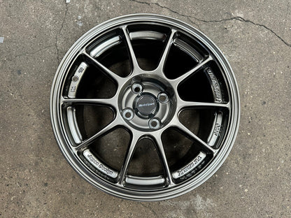 New 15X8 ET28 AOW Flow Formed TC105X Rim (4 wheel) Gloss Gunmetal 4X100