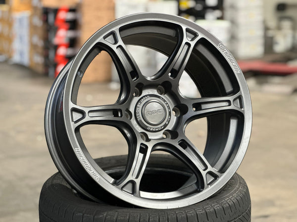 New 18X9 ET15 AOW Flow Formed TE37 XTR Rim (4 wheel) Matt Gunmetal 6X139.7