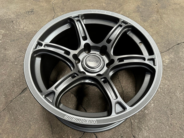 New 18X9 ET15 AOW Flow Formed TE37 XTR Rim (4 wheel) Matt Gunmetal 6X139.7
