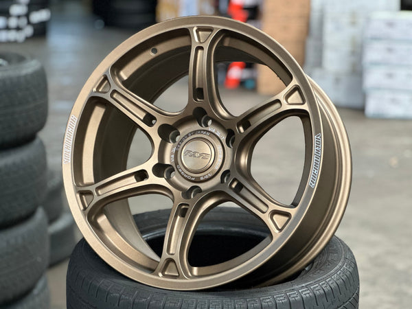 New 18X9 ET15 AOW Flow Formed TE37 XTR Rim (4 wheel) Matt Bronze 6X139.7