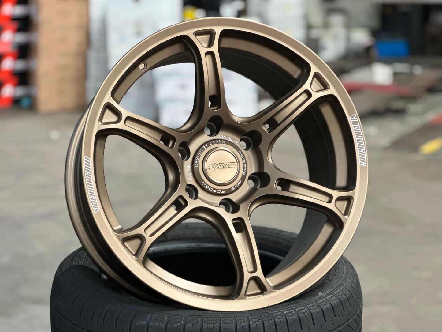 New 18X9 ET15 AOW Flow Formed TE37 XTR Rim (4 wheel) Matt Bronze 6X139.7