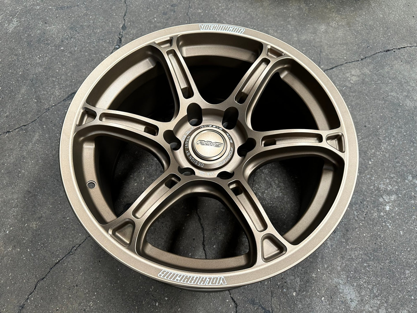 New 18X9 ET15 AOW Flow Formed TE37 XTR Rim (4 wheel) Matt Bronze 6X139.7