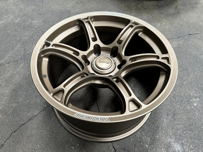 New 18X9 ET15 AOW Flow Formed TE37 XTR Rim (4 wheel) Matt Bronze 6X139.7