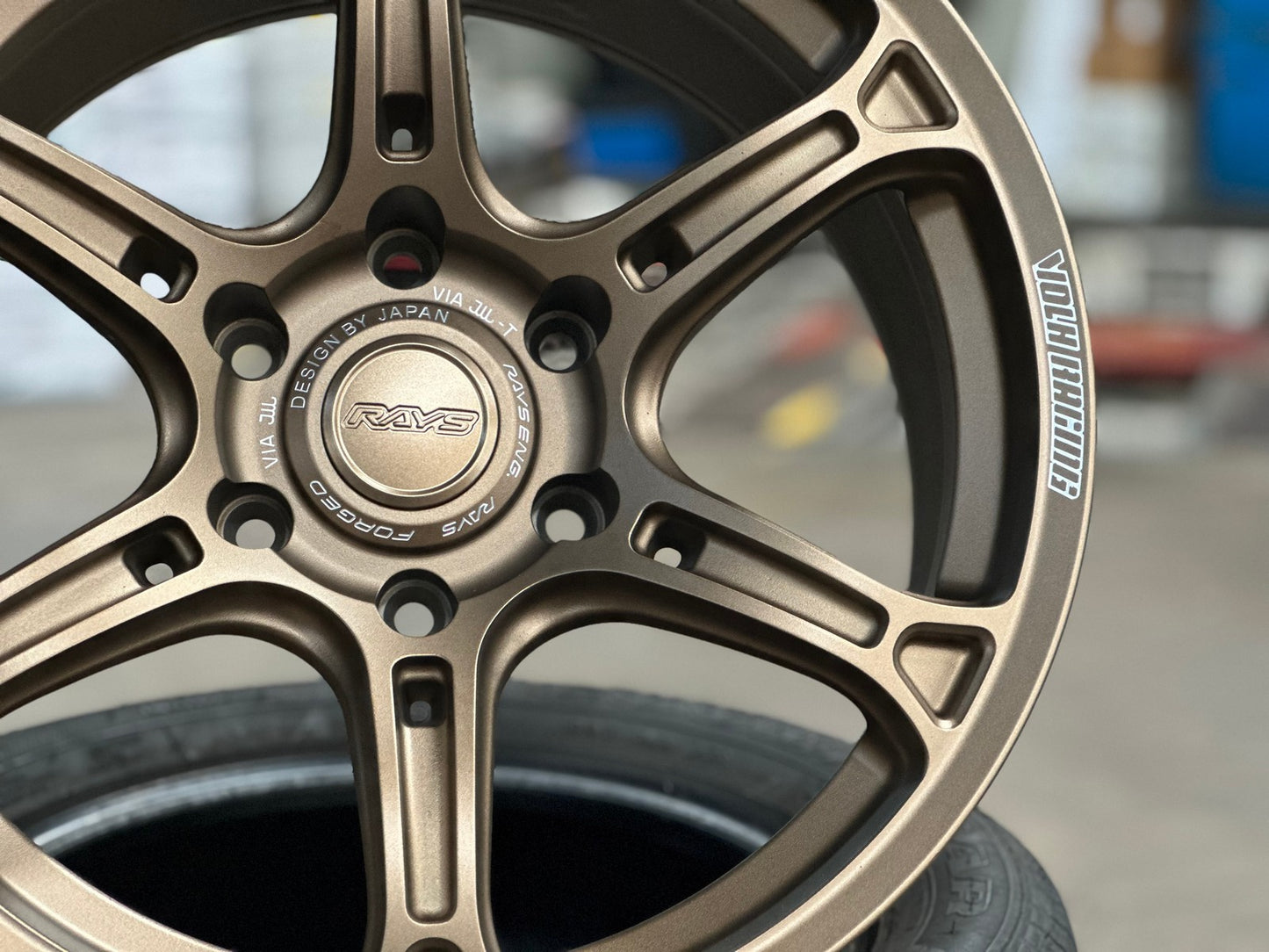 New 18X9 ET15 AOW Flow Formed TE37 XTR Rim (4 wheel) Matt Bronze 6X139.7