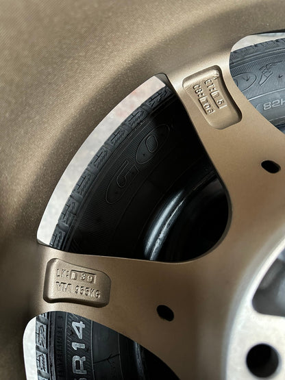 New 18X9 ET15 AOW Flow Formed TE37 XTR Rim (4 wheel) Matt Bronze 6X139.7