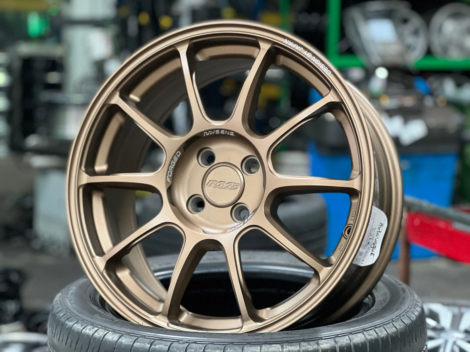 New 17X7.5 ET38 AOW Flow Formed ZE40 Rim (4 wheel) Matt Bronze 4X100 ...