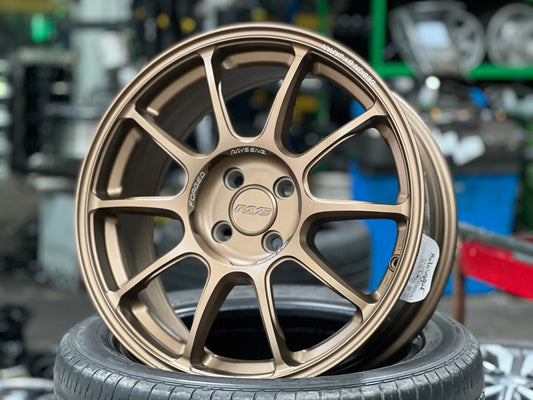 New 17X7.5 ET38 AOW Flow Formed ZE40 Rim (4 wheel) Matt Bronze 4X100