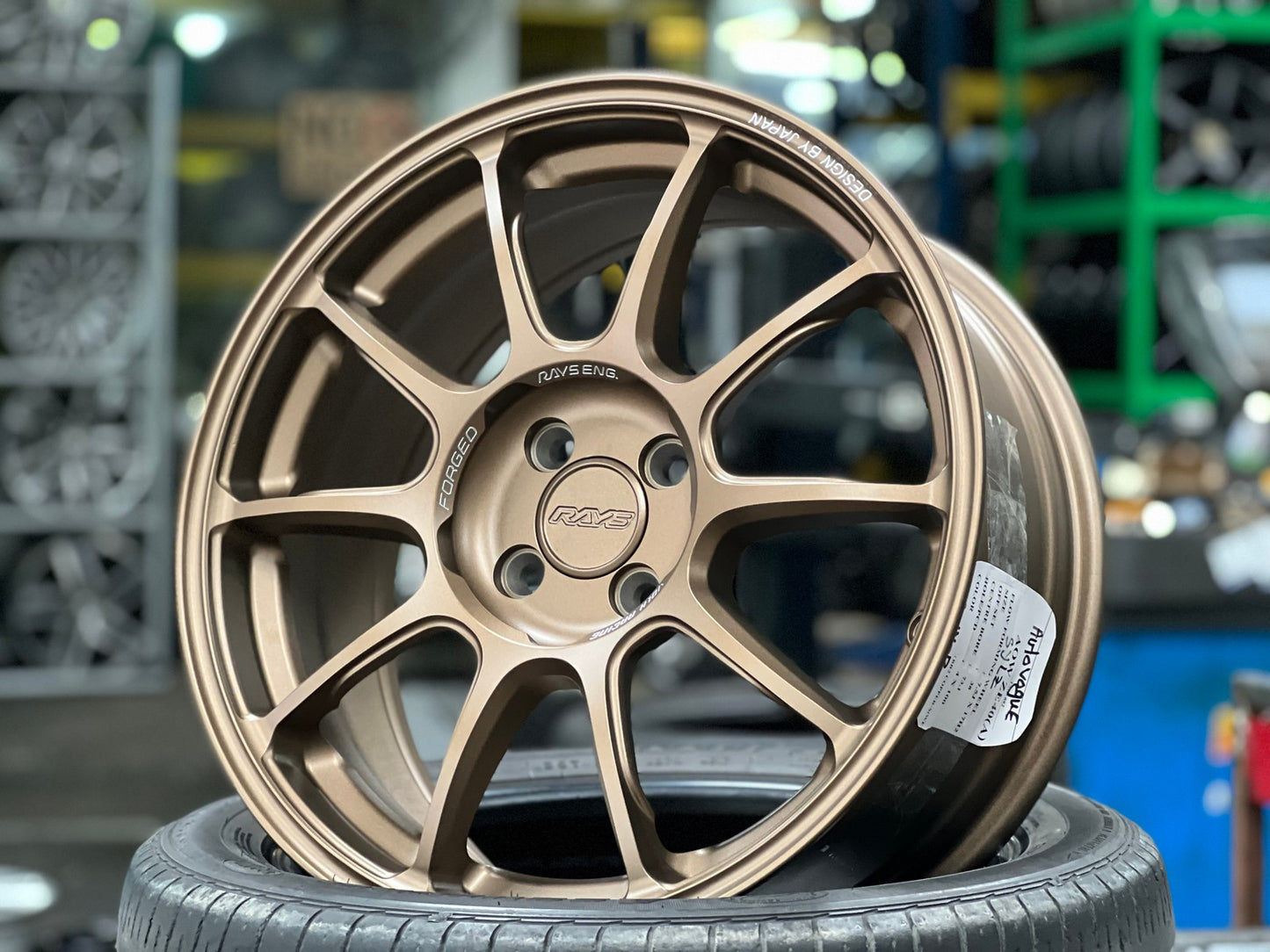 New 17X7.5 ET38 AOW Flow Formed ZE40 Rim (4 wheel) Matt Bronze 4X100