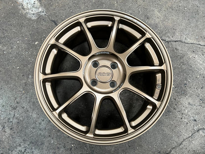 New 17X7.5 ET38 AOW Flow Formed ZE40 Rim (4 wheel) Matt Bronze 4X100
