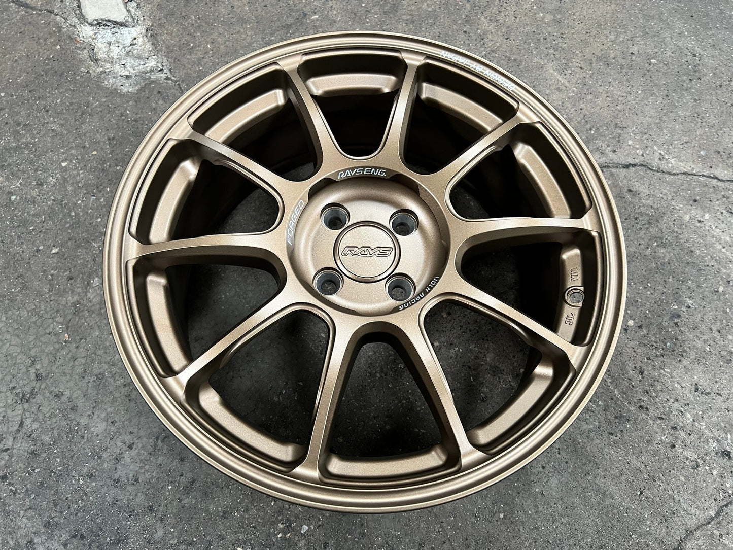New 17X7.5 ET38 AOW Flow Formed ZE40 Rim (4 wheel) Matt Bronze 4X100
