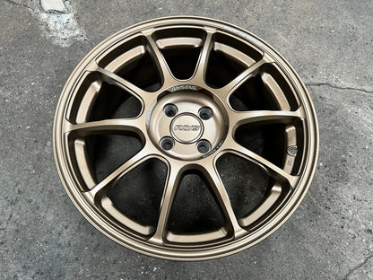New 17X7.5 ET38 AOW Flow Formed ZE40 Rim (4 wheel) Matt Bronze 4X100