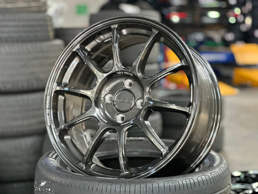 New 17X7.5 ET38 AOW Flow Formed ZE40 Rim (4 wheel) Gloss Gunmetal 4X100