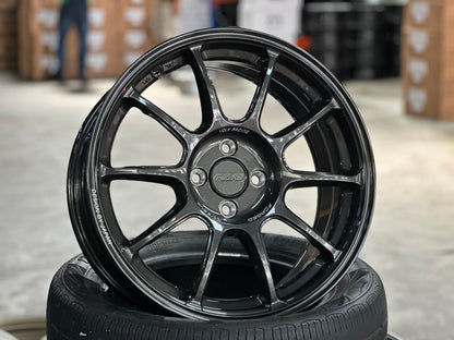 New 17X7.5 ET38 AOW Flow Formed ZE40 Rim (4 wheel) Gloss Gunmetal 4X100