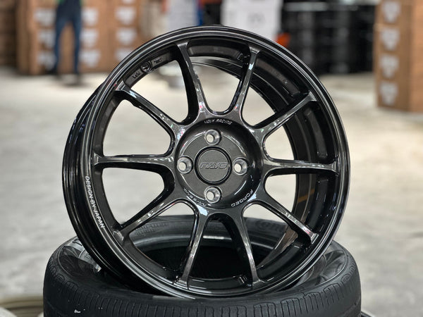 New 17X7.5 ET38 AOW Flow Formed ZE40 Rim (4 wheel) Gloss Gunmetal 4X100