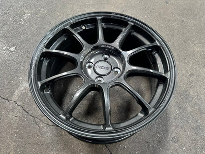 New 17X7.5 ET38 AOW Flow Formed ZE40 Rim (4 wheel) Gloss Gunmetal 4X100