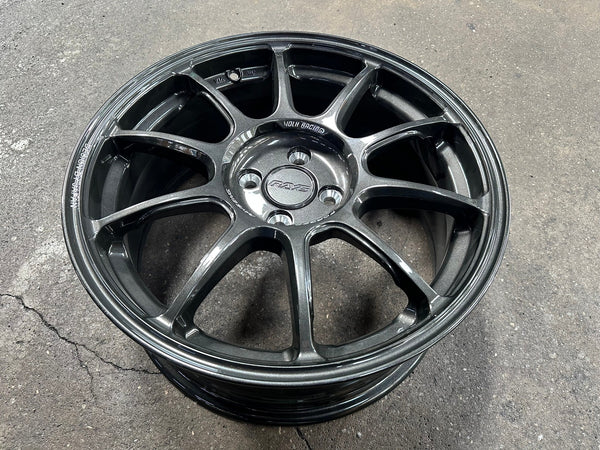 New 17X7.5 ET38 AOW Flow Formed ZE40 Rim (4 wheel) Gloss Gunmetal 4X100