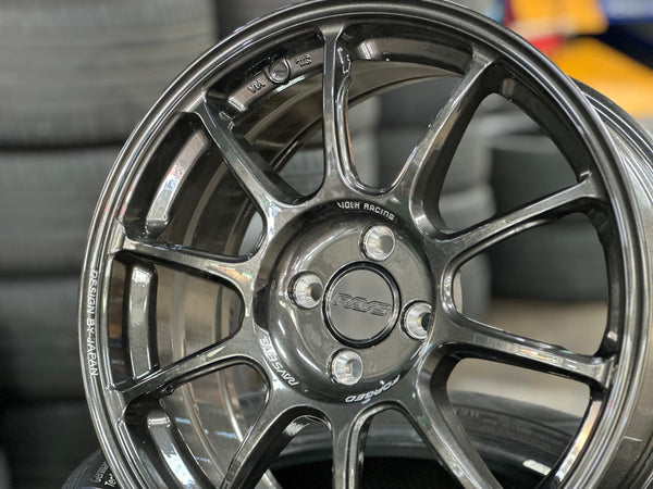 New 17X7.5 ET38 AOW Flow Formed ZE40 Rim (4 wheel) Gloss Gunmetal 4X100