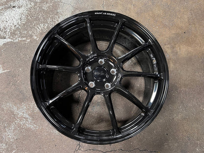 New 19X8.5 ET44 AOW Flow Formed ZE40 Rim (4 wheel) Gloss Black 5X112