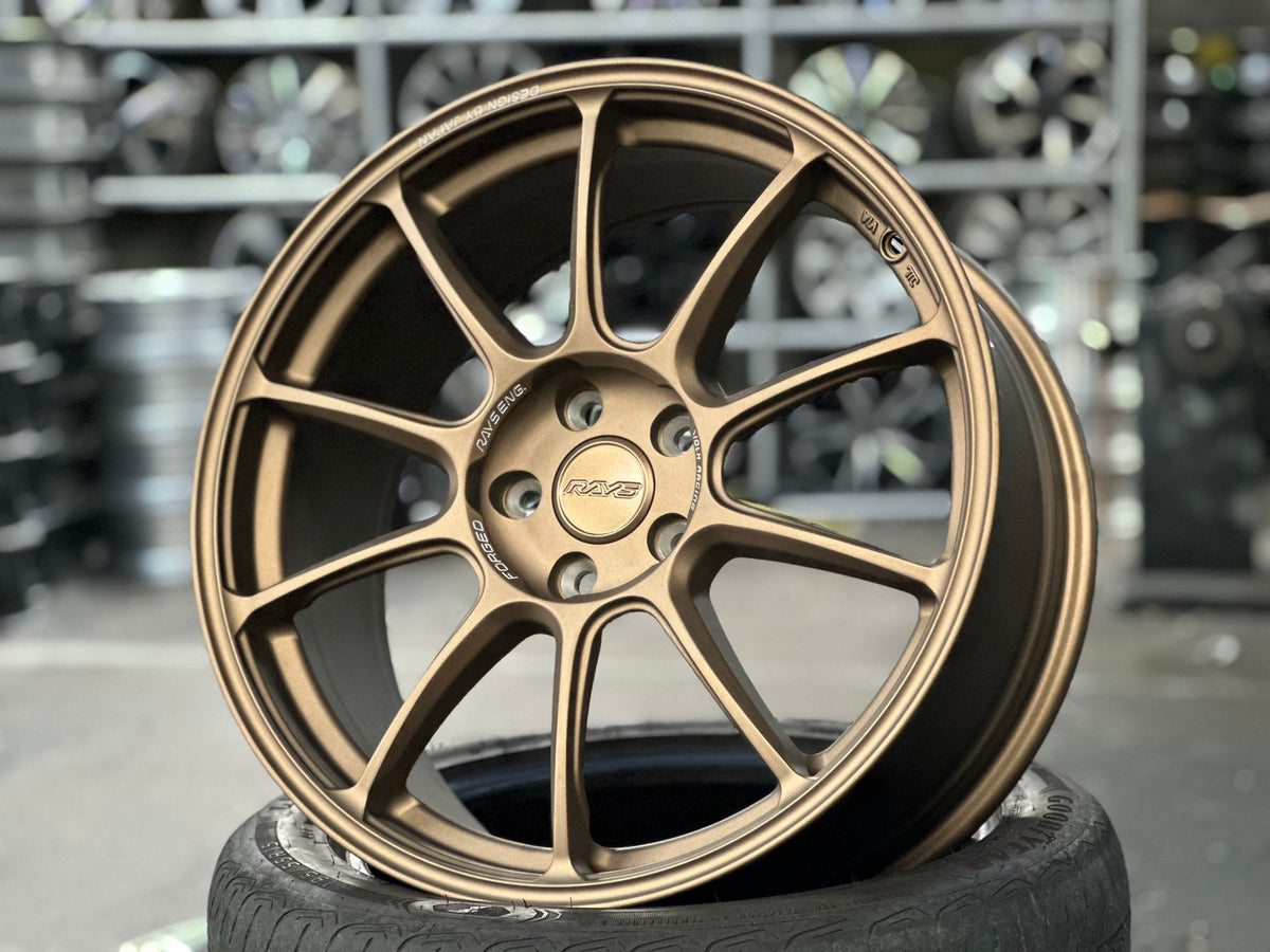 New 19X8.5 ET44 AOW Flow Formed ZE40 Rim (4 wheel) Matt Bronze 5X114.3