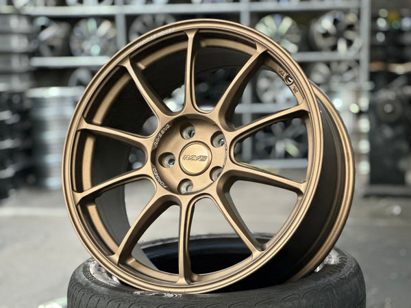 New 19X8.5 ET44 AOW Flow Formed ZE40 Rim (4 wheel) Matt Bronze 5X114.3