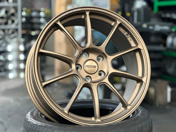 New 19X8.5 ET44 AOW Flow Formed ZE40 Rim (4 wheel) Matt Bronze 5X114.3