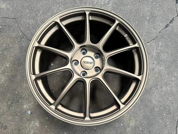 New 19X8.5 ET44 AOW Flow Formed ZE40 Rim (4 wheel) Matt Bronze 5X112