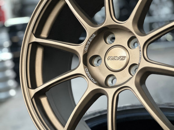 New 19X8.5 ET44 AOW Flow Formed ZE40 Rim (4 wheel) Matt Bronze 5X114.3