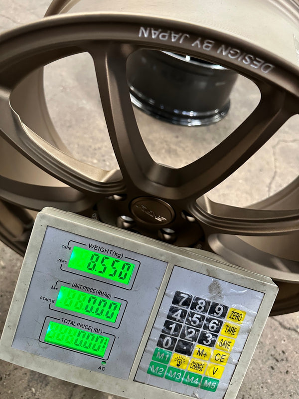 New 19X8.5 ET44 AOW Flow Formed ZE40 Rim (4 wheel) Matt Bronze 5X112