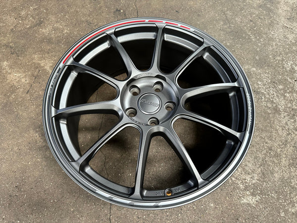 New 19X8.5 ET44 AOW Flow Formed ZE40 Rim (4 wheel) Matt Gunmetal 5X112