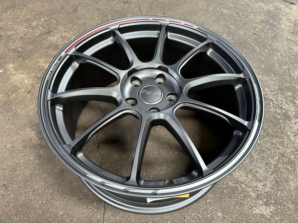 New 19X8.5 ET44 AOW Flow Formed ZE40 Rim (4 wheel) Matt Gunmetal 5X114.3