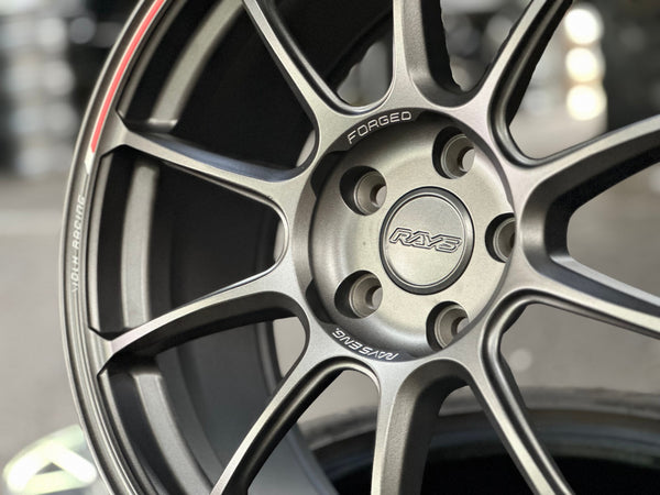 New 19X8.5 ET44 AOW Flow Formed ZE40 Rim (4 wheel) Matt Gunmetal 5X112